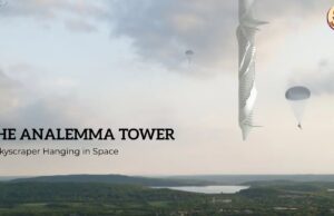 The Analemma Tower: A Skyscraper Hanging in Space