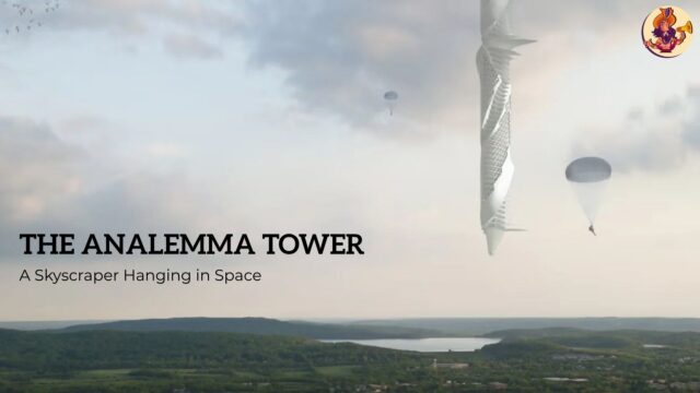 The Analemma Tower: A Skyscraper Hanging in Space